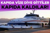 Rodos Adası’na gitmek isteyen Türk vatandaşlarına ‘kapıda vize’ ambargosu!